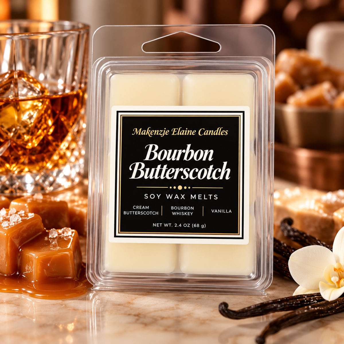 Bourbon Butterscotch Soy Wax Melts