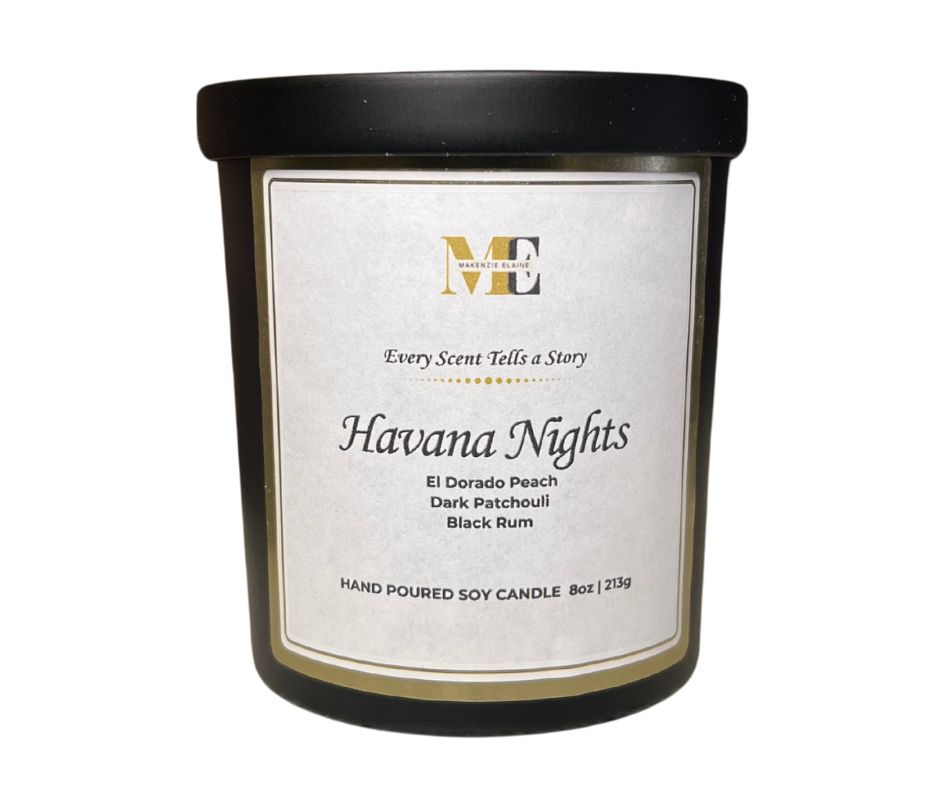 Havana Nights Hand Poured Soy Candle