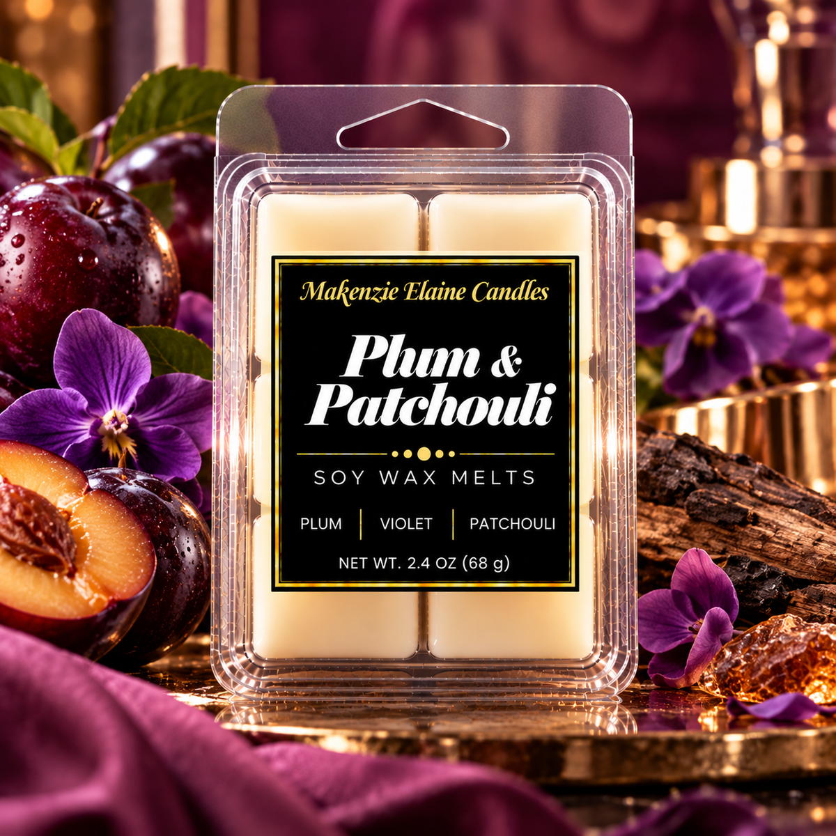 Plum & Patchouli Soy Wax Melts