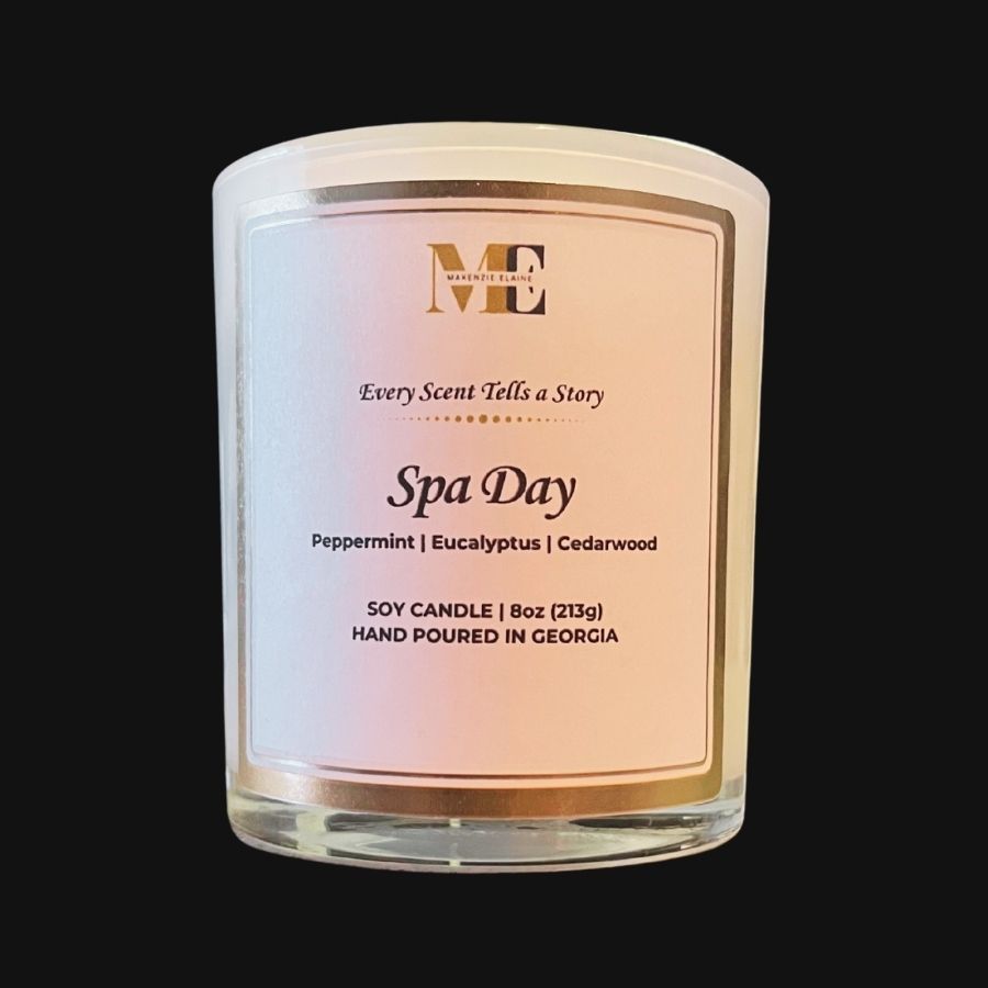 Spa Day Hand Poured Soy Candle