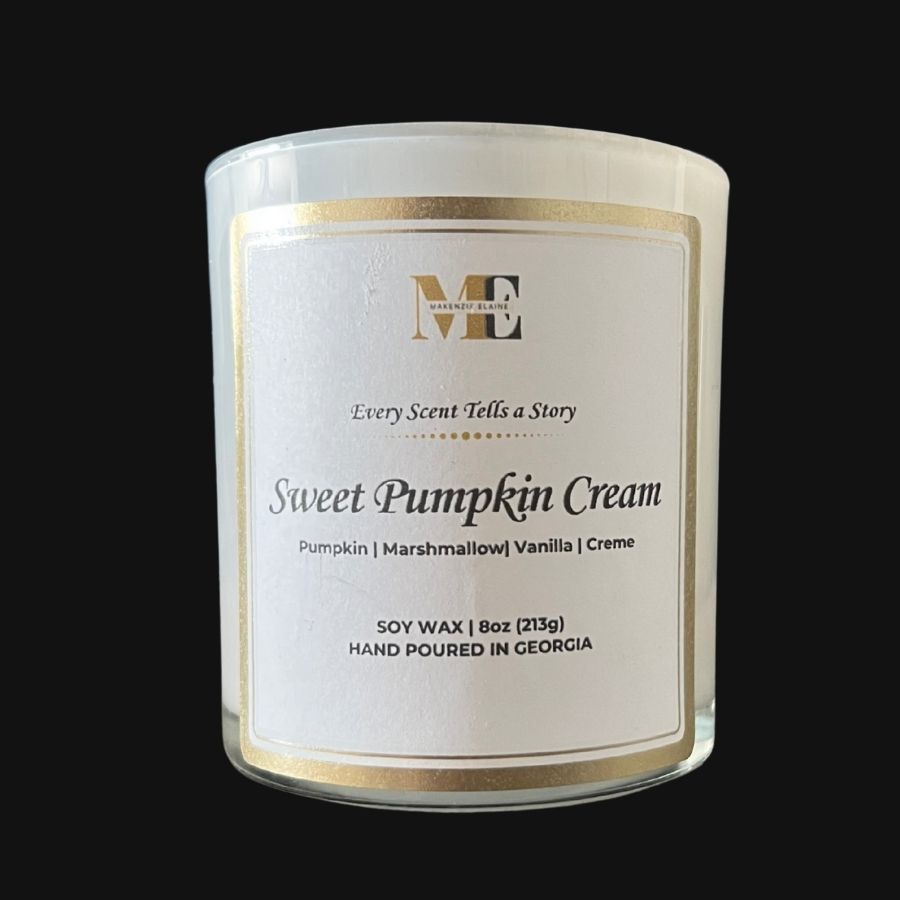 Sweet Pumpkin Cream Hand Poured Soy Candle