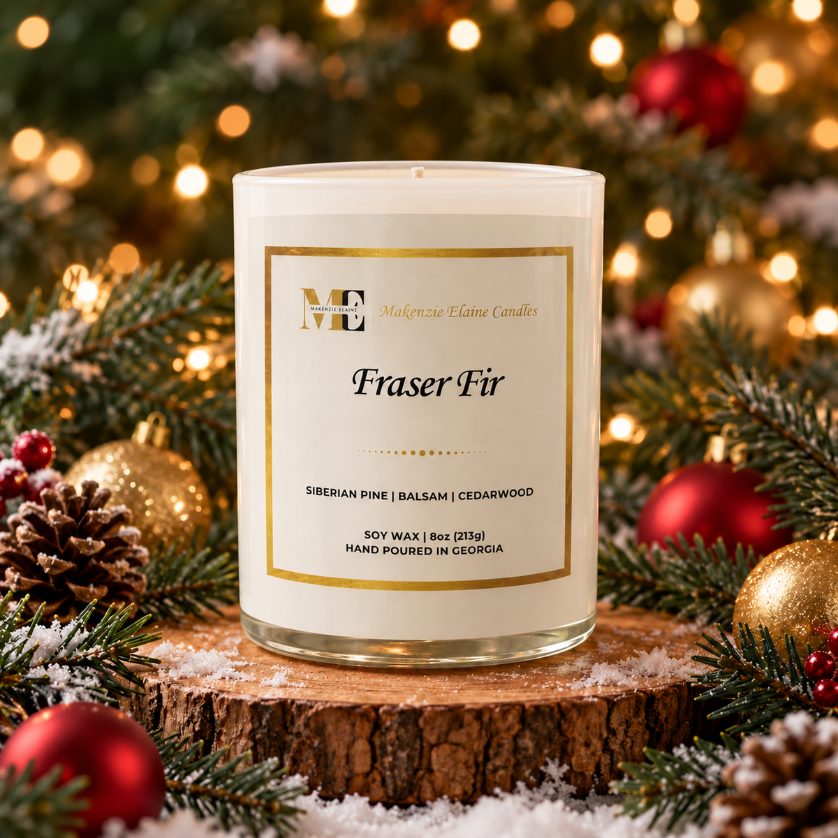 Fraser Fir Hand Poured Soy Candle
