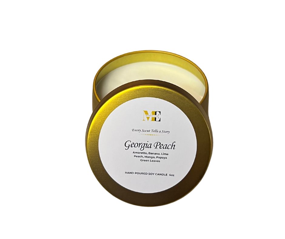 Georgia Peach Hand Poured Soy Candle