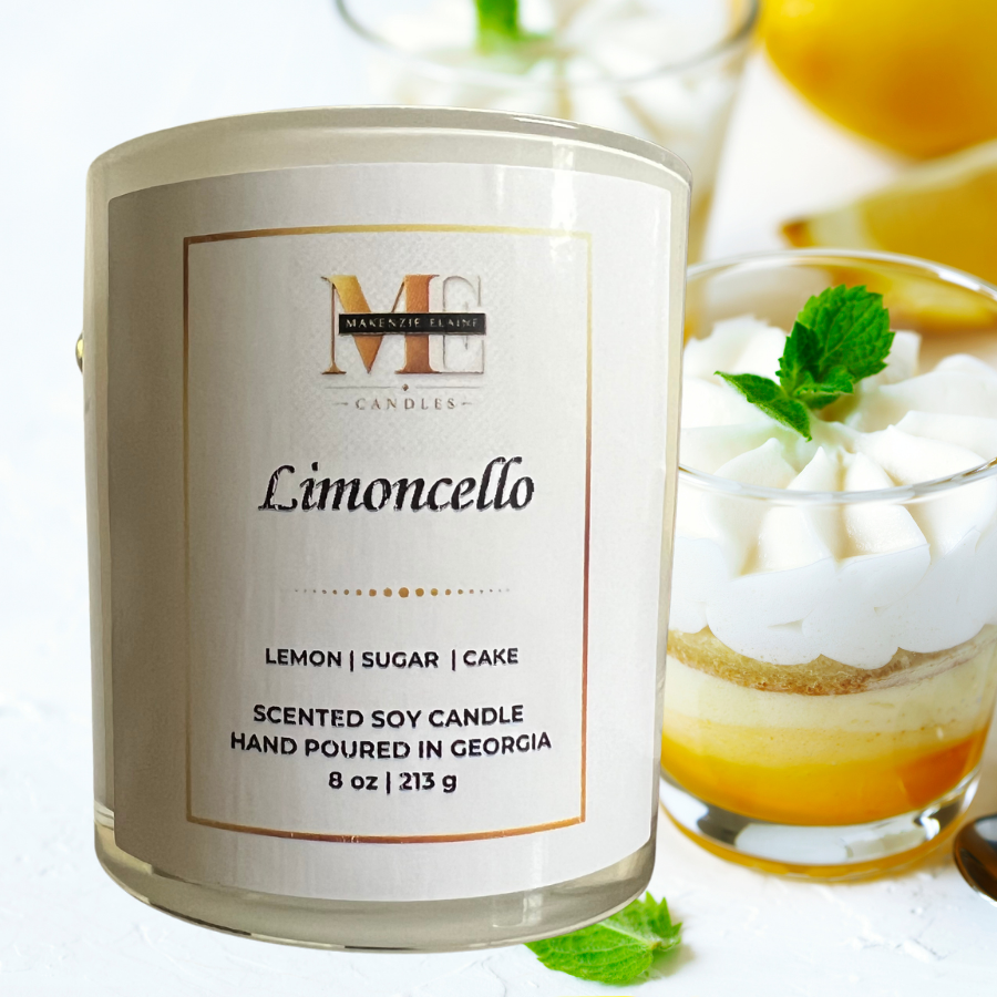 Limoncello Hand Poured Soy Candle