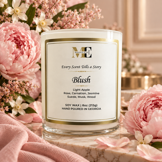 Blush Hand Poured Soy Candle