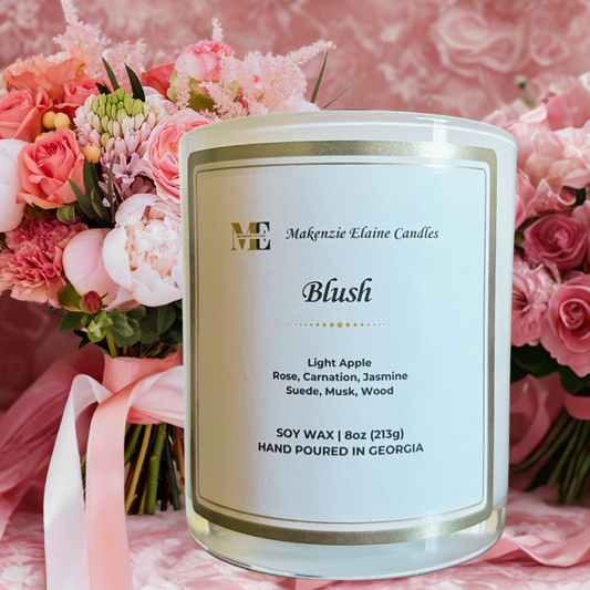 Blush Hand Poured Soy Candle