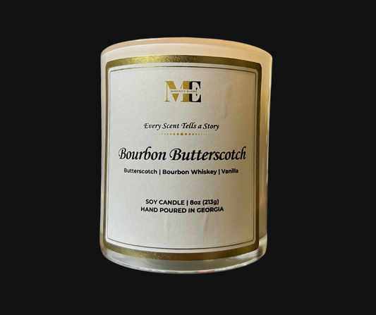 Bourbon Butterscotch Hand Poured Soy Candle