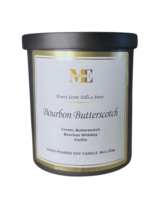 Bourbon Butterscotch Hand Poured Soy Candle