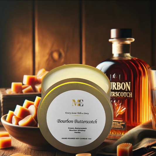 Bourbon Butterscotch Hand Poured Soy Candle