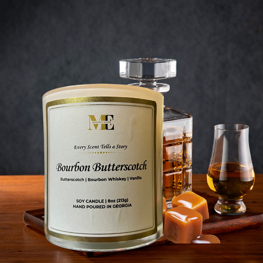Bourbon Butterscotch Hand Poured Soy Candle