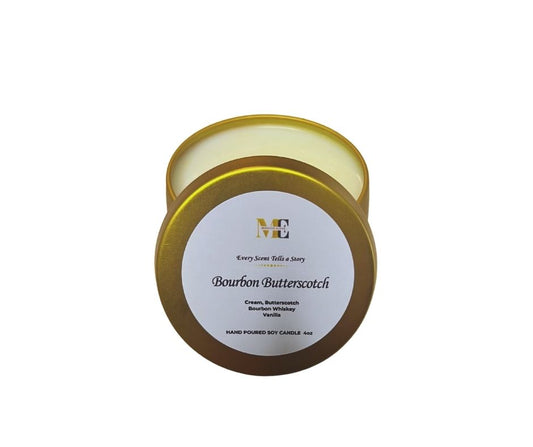 Bourbon Butterscotch Hand Poured Soy Candle