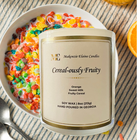 Cereal-ously Fruity Hand Poured Soy Candle