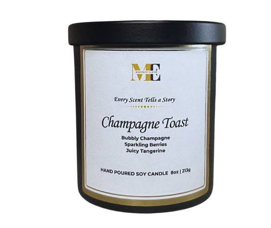 Champagne Toast Hand Poured Soy Candle