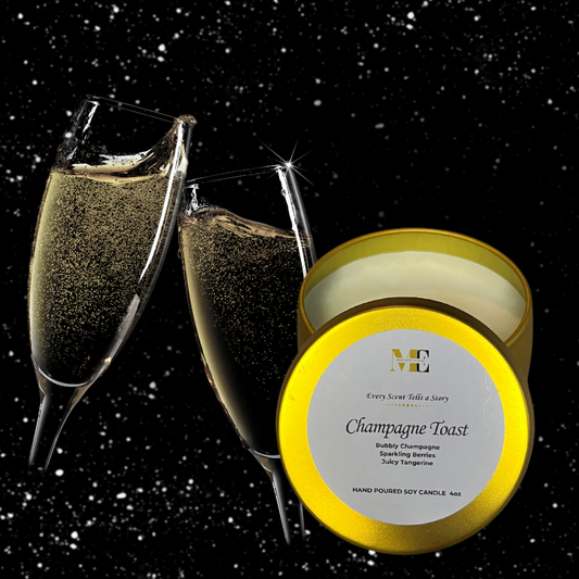 Champagne Toast Poured Soy Candle