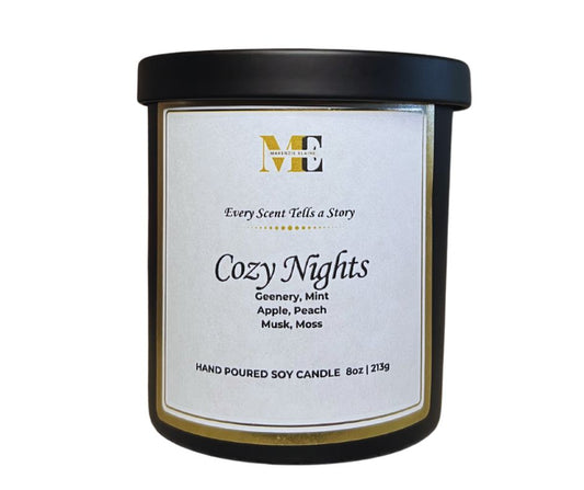 Cozy Nights Hand Poured Soy Candle