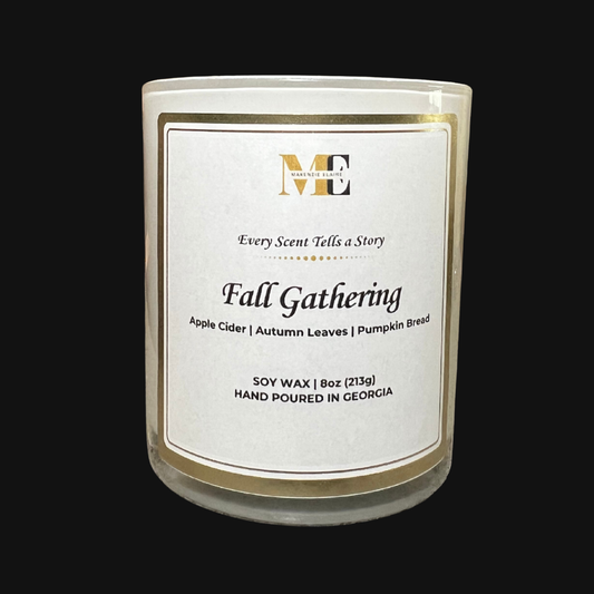 Fall Gathering Hand Poured Soy Candle