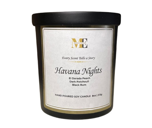 Havana Nights Hand Poured Soy Candle