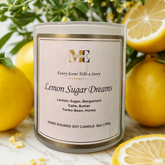 Lemon Sugar Dreams Hand Poured Soy Candle