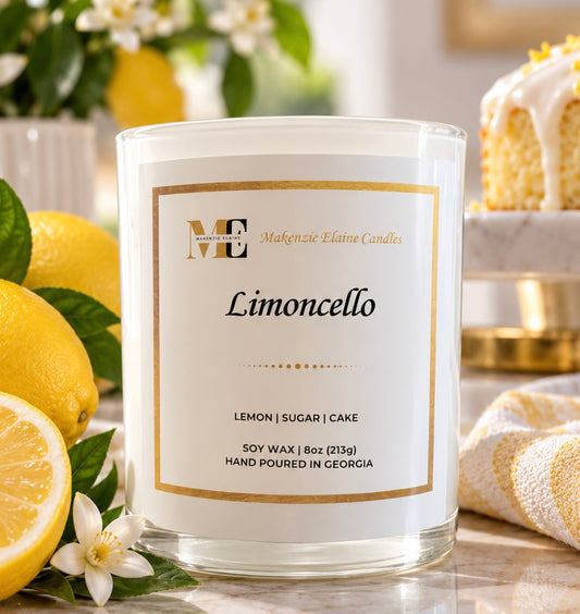 Limoncello Hand Poured Soy Candle