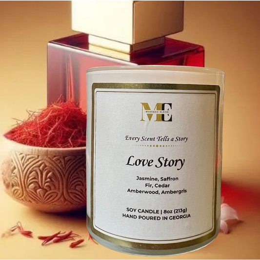 Love Story Hand Poured Soy Candle