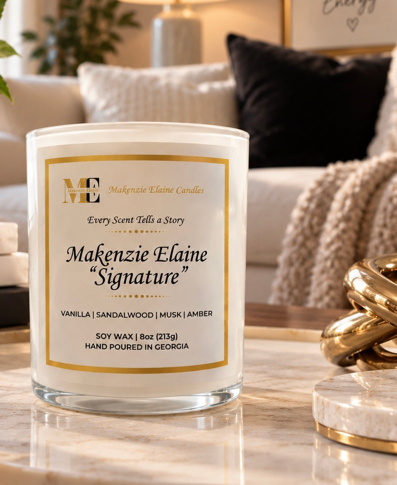 Makenzie Elaine "Signature" Hand Poured Soy Candle