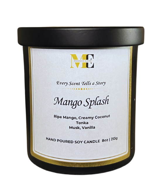 Mango Splash Hand Poured Soy Candle