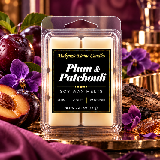 Plum & Patchouli Soy Wax Melts
