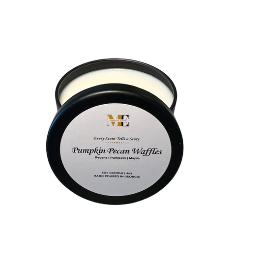 Pumpkin Pecan Waffles Hand Poured Soy Candle