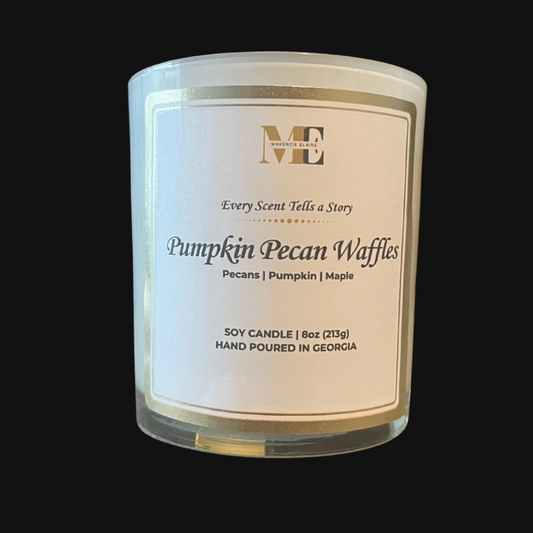 Pumpkin Pecan Waffles Hand Poured Soy Candle