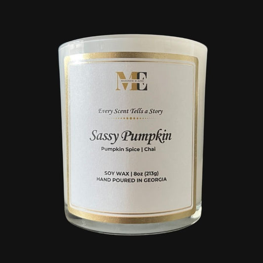 Sassy Pumpkin Hand Poured Soy Candle