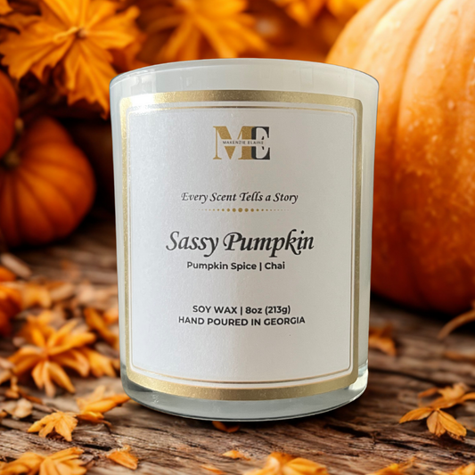 Sassy Pumpkin Hand Poured Soy Candle