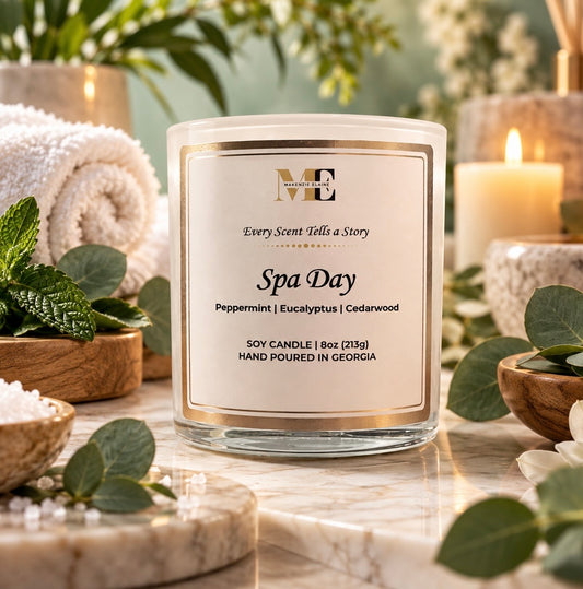 Spa Day Hand Poured Soy Candle