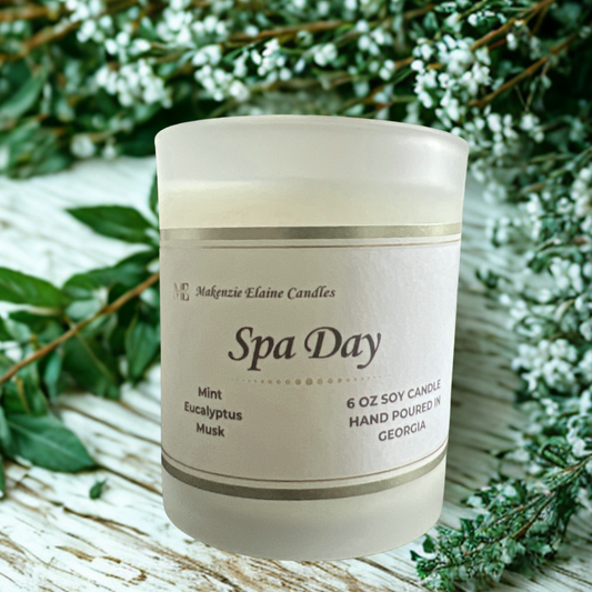 Spa Day Hand Poured Soy Candle