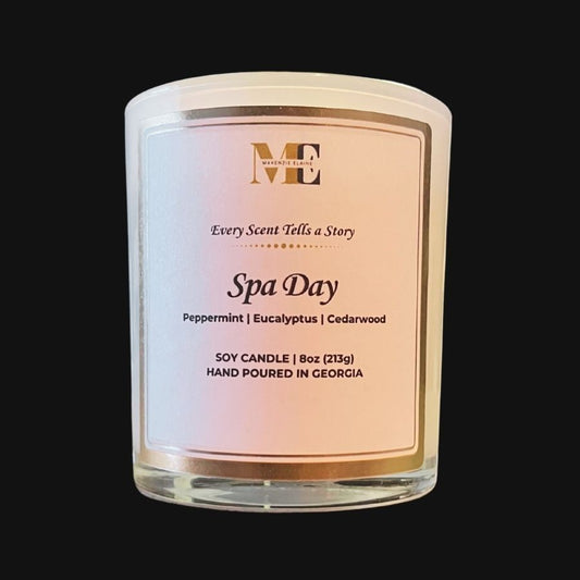Spa Day Hand Poured Soy Candle