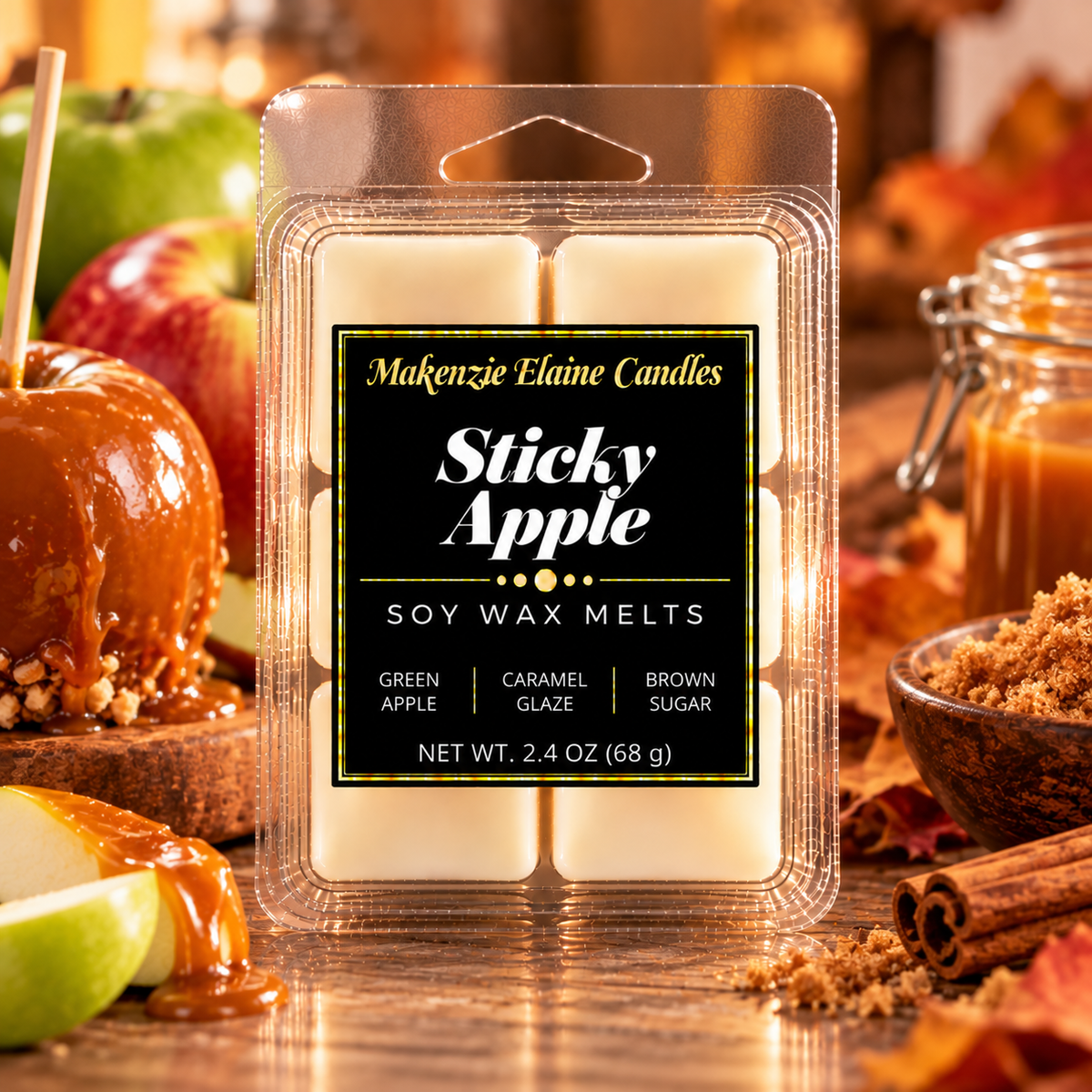 Sticky Apple Soy Wax Melts