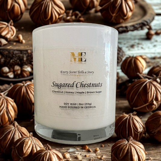 Sugared Chestnuts Hand Poured Soy Candle