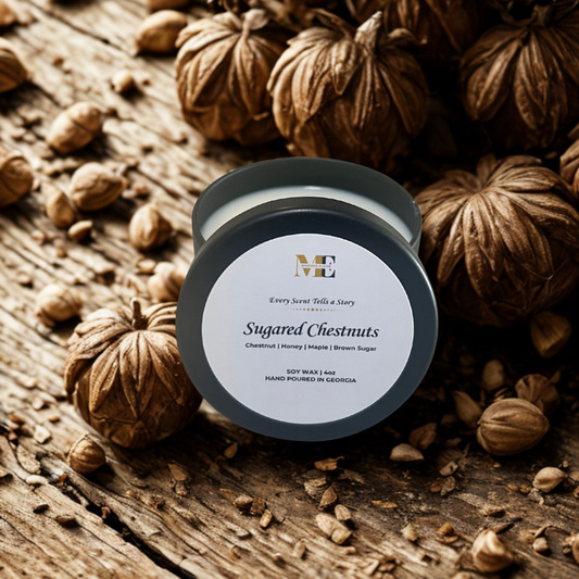 Sugared Chestnuts Hand Poured Soy Candle