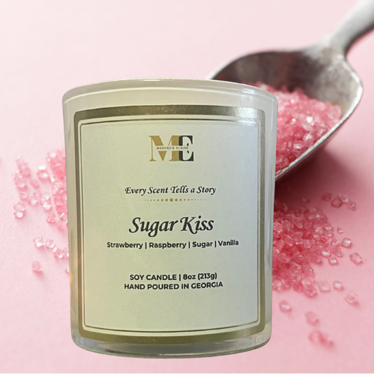 Sugar Kiss Hand Poured Soy Candle