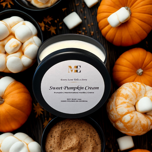 Sweet Pumpkin Cream Hand Poured Soy Candle