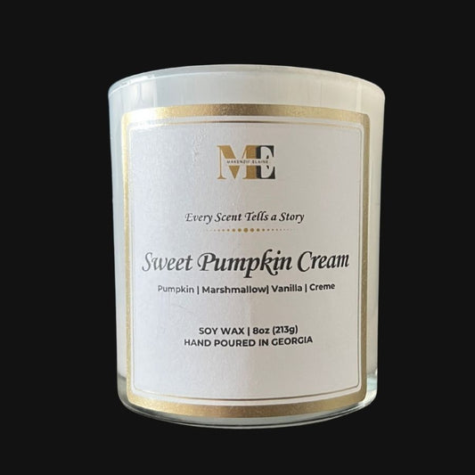 Sweet Pumpkin Cream Hand Poured Soy Candle