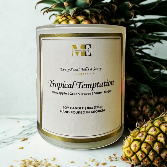 Tropical Temptation Hand Poured Soy Candle