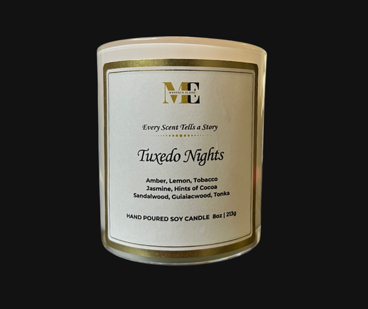 Tuxedo Nights Hand Poured Soy Candle