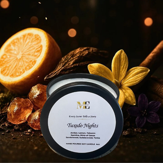 Tuxedo Nights Hand Poured Soy Candle