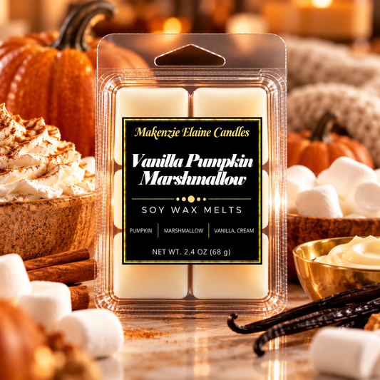 Vanilla Pumpkin Marshmallow Soy Wax Melts