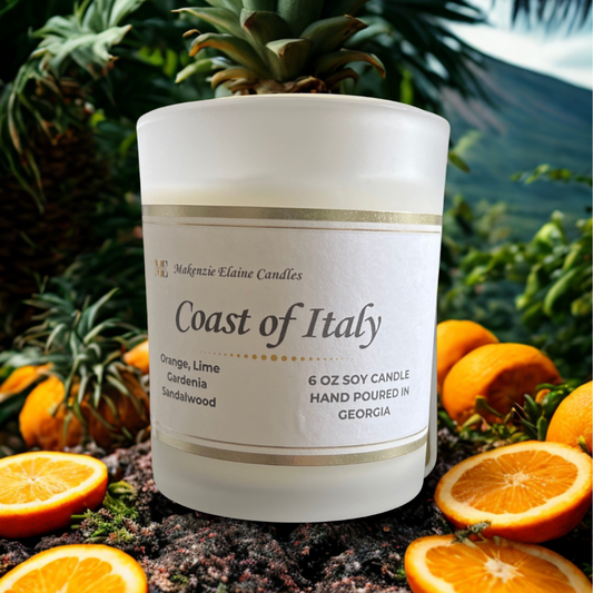 Coast of Italy Hand Poured Soy Candle