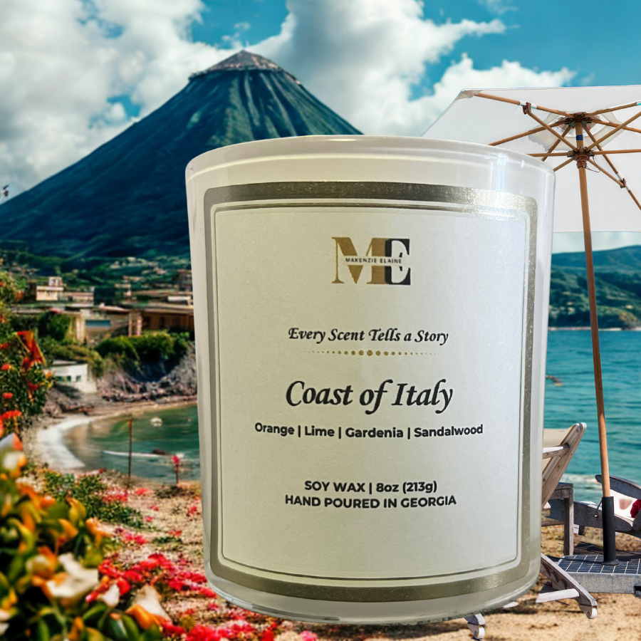 Coast of Italy Hand Poured Soy Candle