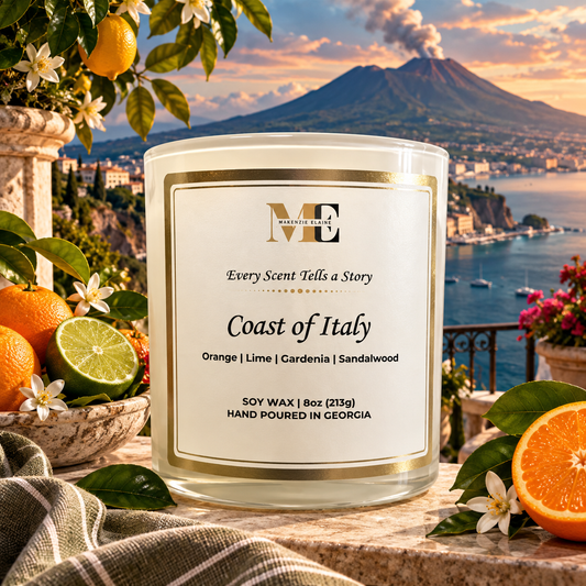 Coast of Italy Hand Poured Soy Candle