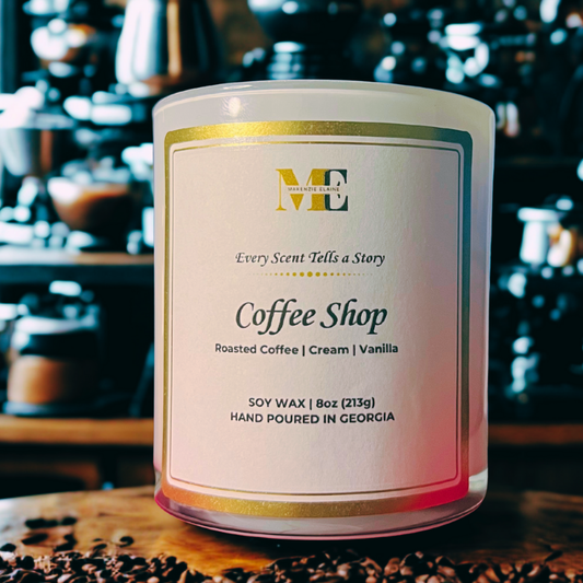 Coffee Shop Hand Poured Soy Candle
