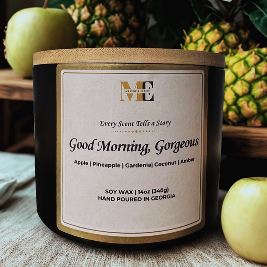 Good Morning, Gorgeous 3-Wick Hand Poured Soy Candle