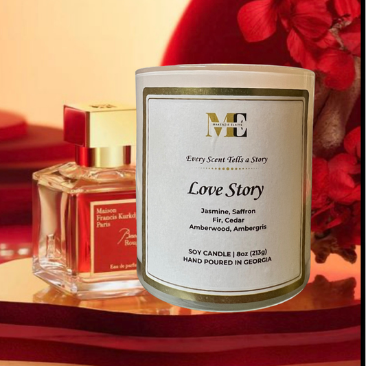 Love Story Hand Poured Soy Candle